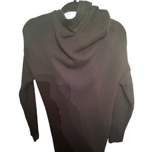 Black Asymmetrical Sweater Dress Size M